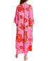 Фото #2 товара Natori Passion Flower Caftan Women's Pink M