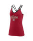 Фото #3 товара Women's Scarlet San Francisco 49ers Go For It Strappy Crossback Tank Top