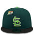 Men's Green/Black St. Louis Cardinals Sour Apple Big League Chew Flavor Pack 9FIFTY Snapback Hat