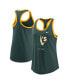 Фото #2 товара Women's Green Oakland Athletics Tech Tank Top