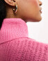 Фото #4 товара Threadbare Grace roll neck jumper in pink