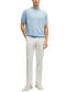 Фото #4 товара Men's Accent Tipping Linen-Blend Regular-Fit Sweater