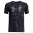 UNDER ARMOUR SportStyle Logo AOP short sleeve T-shirt black / pitch gray, 14-16 лет - фото #2