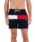 Men's Tommy Flag 7" Swim Trunks, Created for Macy's