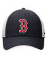 Фото #3 товара Men's Navy, White Boston Red Sox Heritage86 Adjustable Trucker Hat