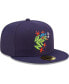 Фото #4 товара Men's Navy Everett AquaSox Authentic Collection 59FIFTY Fitted Hat