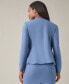 ფოტო #5 პროდუქტის Petite Collarless Open-Front Blazer