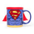 Фото #5 товара Thumbs Up Superman Mug with Cape - Single - 0.25 L - Blue - Red - Ceramic - Silicone - Universal - 1 pc(s)