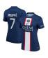 ფოტო #4 პროდუქტის Women's Kylian Mbappé Blue Paris Saint-Germain 2022/23 Home Replica Player Jersey