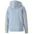 Фото #4 товара Puma Clsx Pullover Hoodie Womens Blue Casual Outerwear 589768-61