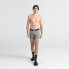 SAXX Bokserki męskie SAXX VIBE BOXER BRIEF GREY SUSHI DOOBIE DOO M