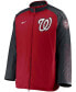 Men's Red, Navy Washington Nationals Authentic Collection Dugout Full-Zip Jacket