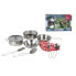 JUGATOYS Metal Kitchen With 11 Accessories