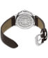 ფოტო #4 პროდუქტის Women's Swiss DS-6 Brown Leather Strap Watch 35mm
