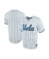 Фото #2 товара Men's White, Blue UCLA Bruins Pinstripe Replica Full-Button Baseball Jersey