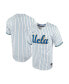 Men's White, Blue UCLA Bruins Pinstripe Replica Full-Button Baseball Jersey