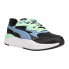 Puma XRay Speed Lace Up Womens Black, Blue, Green Sneakers Casual Shoes 3870635