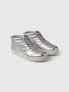 Фото #2 товара Kids High-Top Metallic Sneakers