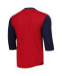 Фото #3 товара Men's Red St. Louis Cardinals Cooperstown Collection Legendary Slub Henley 3/4-Sleeve T-shirt