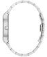 ფოტო #2 პროდუქტის Men's Modern Diamond Accent Two-Tone Stainless Steel Bracelet Watch 40mm