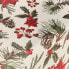 Stain-proof resined tablecloth Belum Christmas Flowers 140 x 140 cm