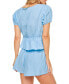 Фото #3 товара Women's Elisabetta Pajama Blouse And Shorts Set