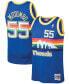 Фото #2 товара Men's Dikembe Mutombo Blue Denver Nuggets 1991-92 Hardwood Classics Swingman Jersey