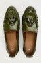 Patent-finish leather loafers