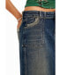 ფოტო #5 პროდუქტის Women's Denim midi skirt