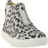 Фото #2 товара COCONUTS by Matisse Love Worn Leopard High Top Womens Grey Sneakers Casual Shoe
