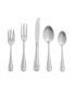 Фото #1 товара Riverridge Beaded 46 Piece Monogrammed Flatware Set - B, Service for 8