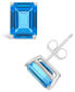 ფოტო #1 პროდუქტის Blue Topaz (4 ct. t.w.) Stud Earrings in 14K Yellow Gold or 14K White Gold