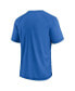 ფოტო #2 პროდუქტის Men's Powder Blue Los Angeles Chargers Hail Mary Raglan T-shirt