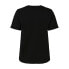 ფოტო #4 პროდუქტის PIECES Ria Fold Up Solid short sleeve T-shirt