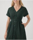 Фото #6 товара Women's Organic Cotton Coastal Double Gauze Short Sleeve Dress