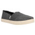 TOMS Alpargata Cupsole Shearling Slip On Womens Grey Sneakers Casual Shoes 1001