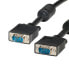 Фото #2 товара ROLINE Secomp HQ VGA Cable + Ferrite - HD15 - M/M 3 m - 3 m - VGA (D-Sub) - VGA (D-Sub) - Black - Male/Male - with ferrite