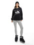 Threadbare Ski printed sweater in black