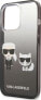 Karl Lagerfeld Karl Lagerfeld KLHCP13LTGKCK iPhone 13 Pro / 13 6,1" hardcase czarny/black Gradient Ikonik Karl & Choupette