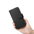 Фото #12 товара Чехол для смартфона ICARER 2w1 skórzany чёрный для iPhone 14 Pro Anti-RFID