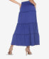 ფოტო #2 პროდუქტის Women's Tiered Maxi Skirt