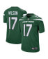 Фото #1 товара Men's Garrett Wilson Green New York Jets Player Game Jersey