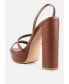 Фото #3 товара Slegs slingback block high heeled sandals