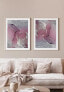 Фото #3 товара Echtes Silber Aquarell Rosen Poster Set