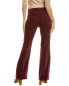 Current/Elliott The Side Street Claret Velvet Bootcut Jean Women's Red 24