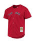 Men's David Ortiz Red Boston Red Sox Cooperstown Collection Mesh Batting Practice Jersey