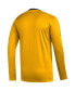 Фото #2 товара Men's Gold Pittsburgh Penguins AEROREADY® Long Sleeve T-shirt