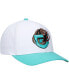 Men's White, Turquoise Vancouver Grizzlies Hardwood Classics Core 2-Tone 2.0 Pro Snapback Hat
