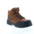 Avenger Steel Toe Electric Hazard 6" A7242 Mens Brown Wide Suede Work Boots