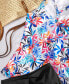 Women's Printed Racerback Underwire Tankini Swim Top, Created for Macy's